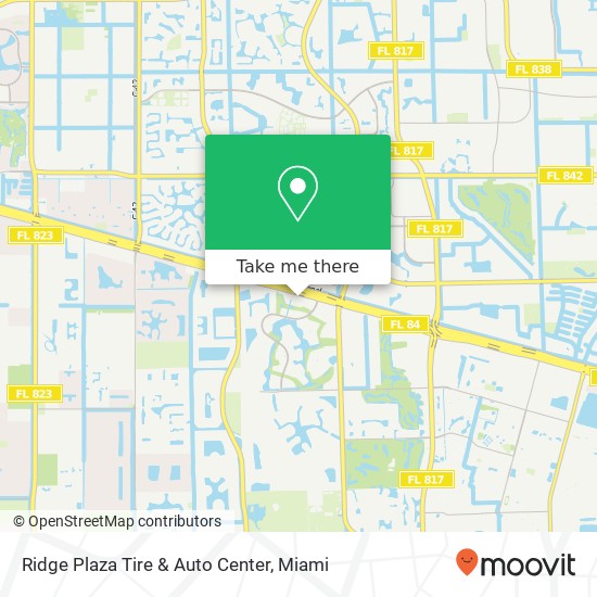 Mapa de Ridge Plaza Tire & Auto Center