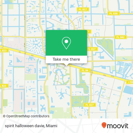 Mapa de spirit halloween davie