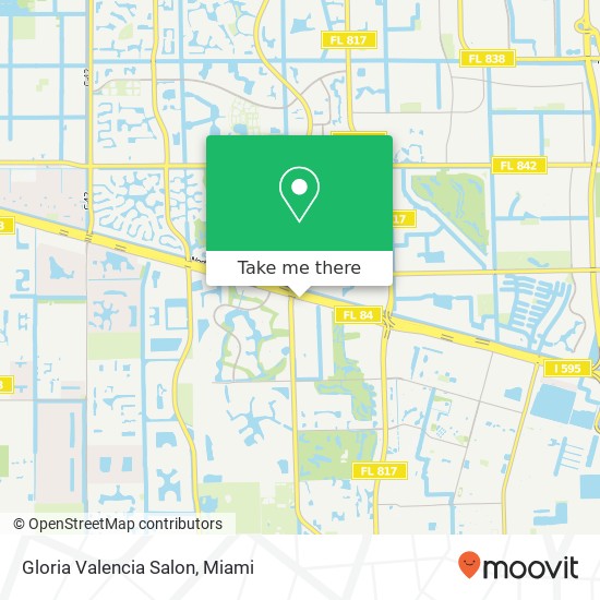 Mapa de Gloria Valencia Salon