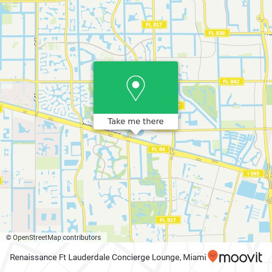 Mapa de Renaissance Ft Lauderdale Concierge Lounge