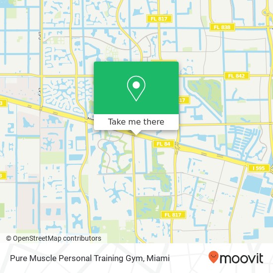 Mapa de Pure Muscle Personal Training Gym