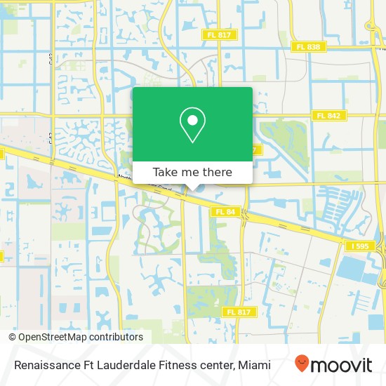 Mapa de Renaissance Ft Lauderdale Fitness center