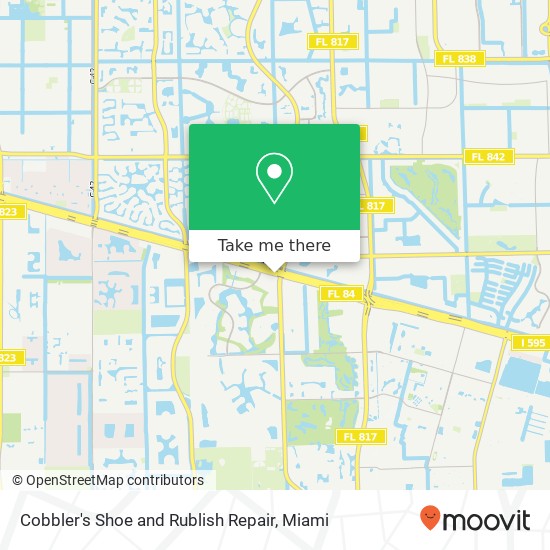 Cobbler's Shoe and Rublish Repair map