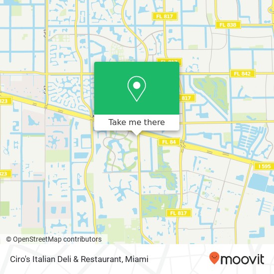 Ciro's Italian Deli & Restaurant map