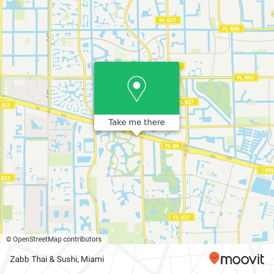 Zabb Thai & Sushi map