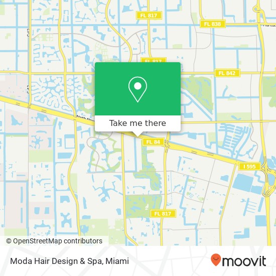 Moda Hair Design & Spa map