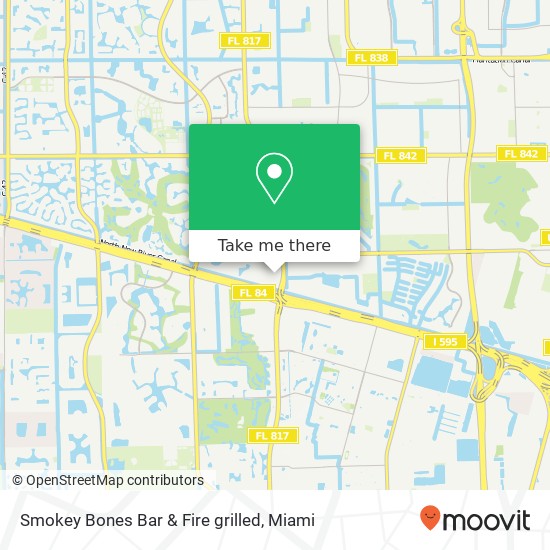 Mapa de Smokey Bones Bar & Fire grilled