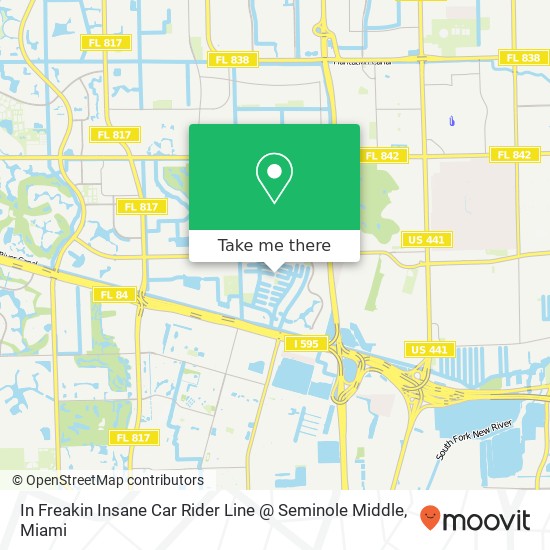 Mapa de In Freakin Insane Car Rider Line @ Seminole Middle