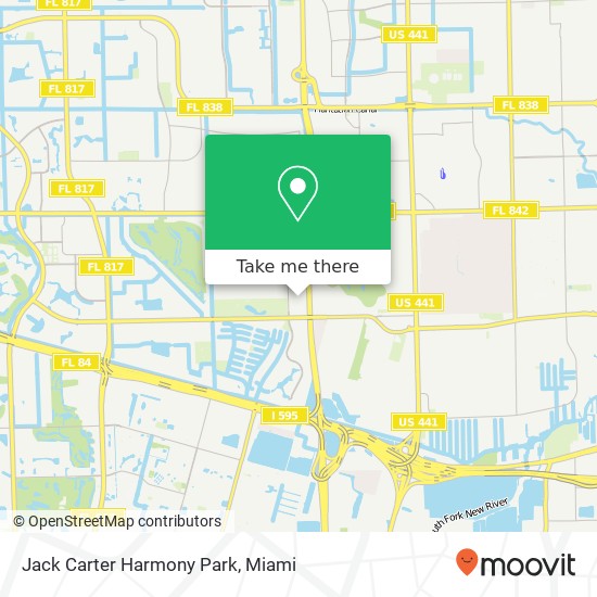 Mapa de Jack Carter Harmony Park