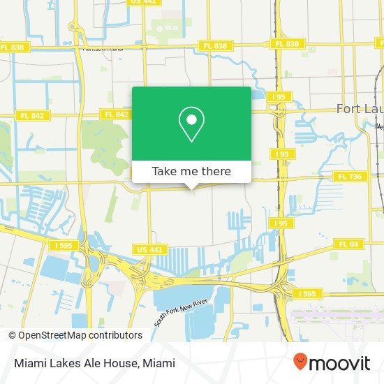 Miami Lakes Ale House map