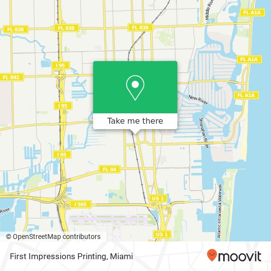 First Impressions Printing map