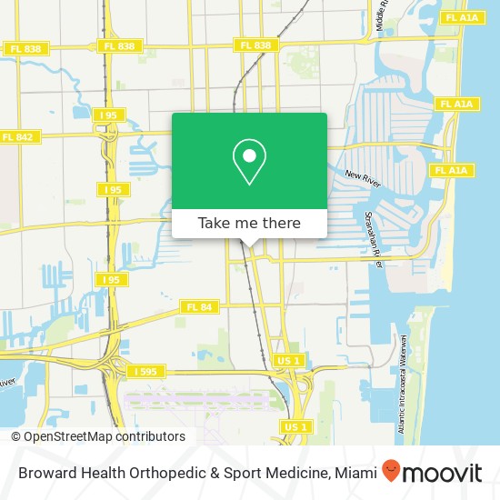 Mapa de Broward Health Orthopedic & Sport Medicine