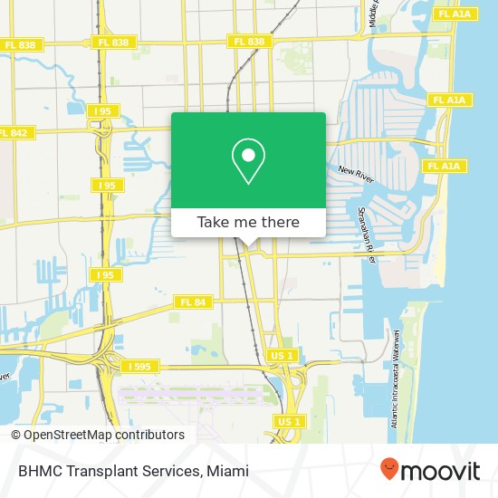 BHMC Transplant Services map