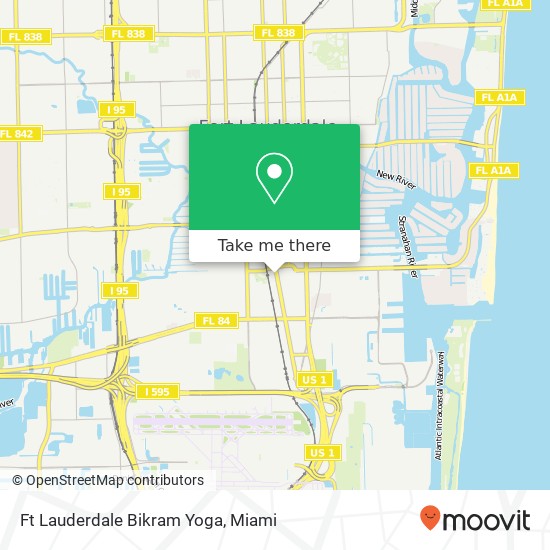 Ft Lauderdale Bikram Yoga map