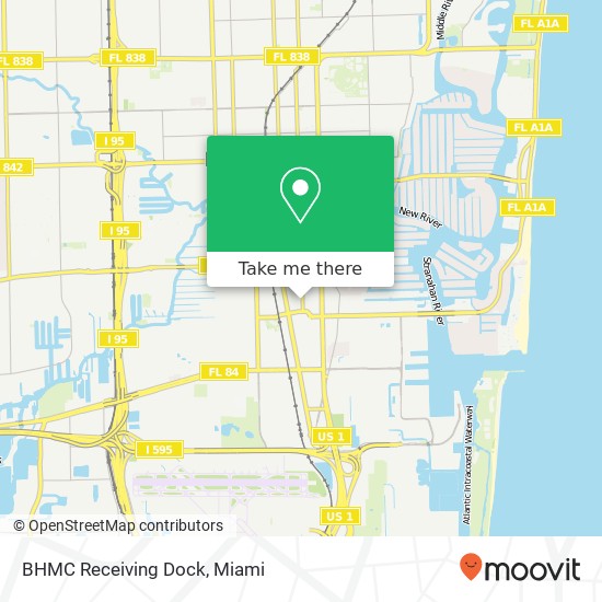 BHMC Receiving Dock map