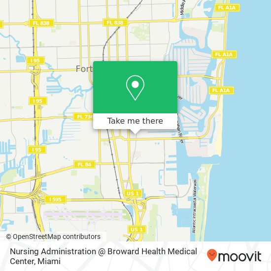 Mapa de Nursing Administration @ Broward Health Medical Center