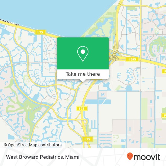 Mapa de West Broward Pediatrics