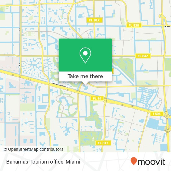 Mapa de Bahamas Tourism office