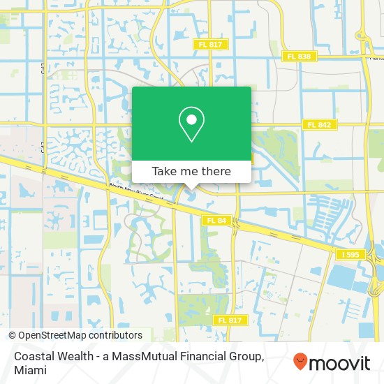 Coastal Wealth - a MassMutual Financial Group map