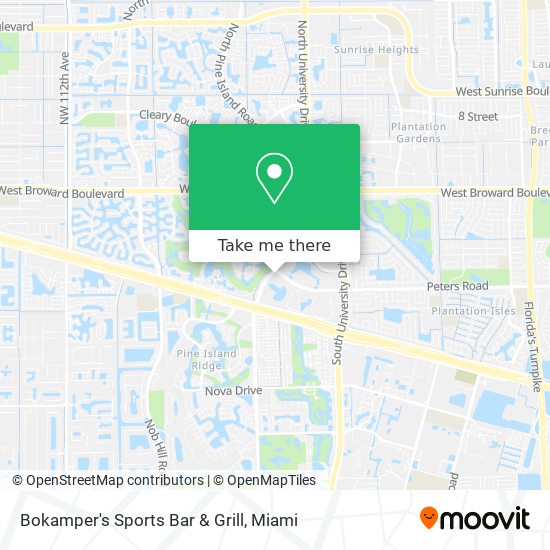 Bokamper's Sports Bar & Grill map