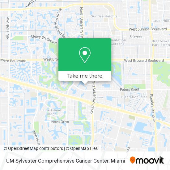 UM Sylvester Comprehensive Cancer Center map