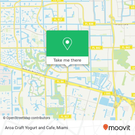 Mapa de Aroa Craft Yogurt and Cafe