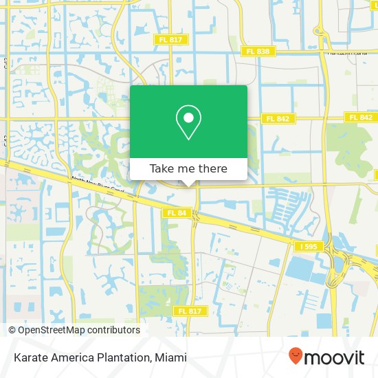Mapa de Karate America Plantation