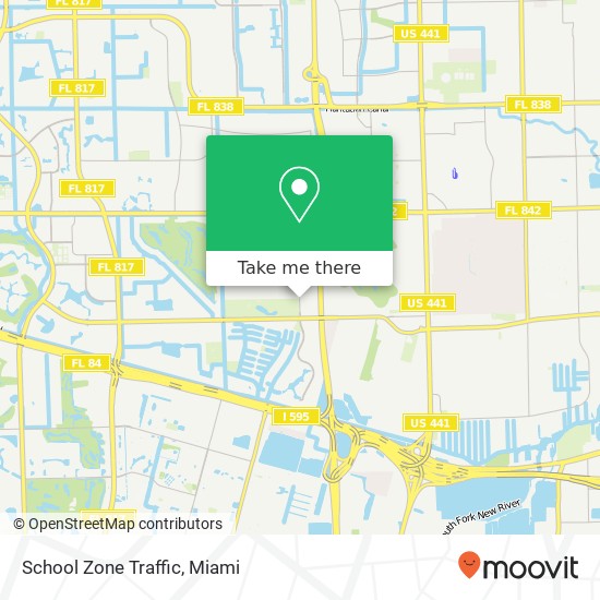 School Zone Traffic map