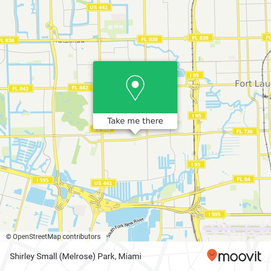 Mapa de Shirley Small (Melrose) Park