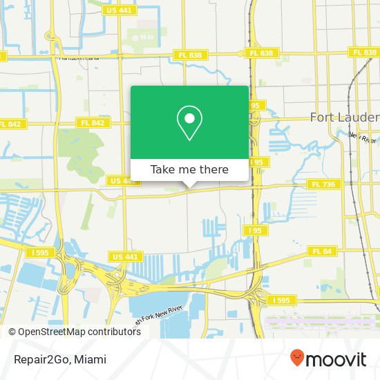 Repair2Go map