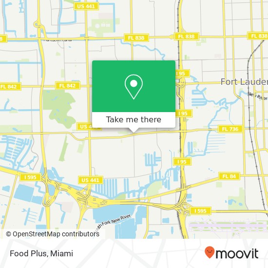 Food Plus map