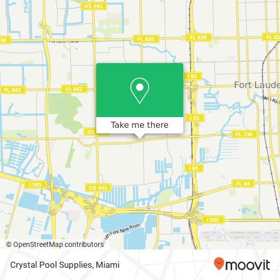 Crystal Pool Supplies map