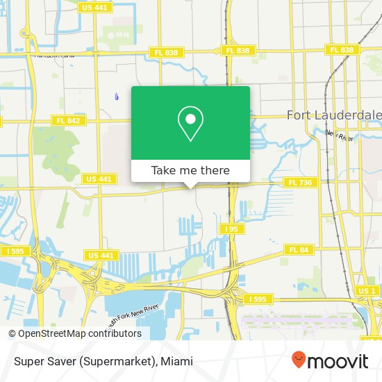 Super Saver (Supermarket) map