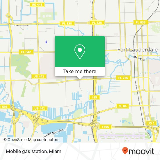 Mapa de Mobile gas station