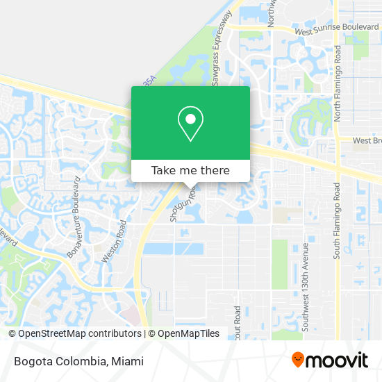 Bogota Colombia map