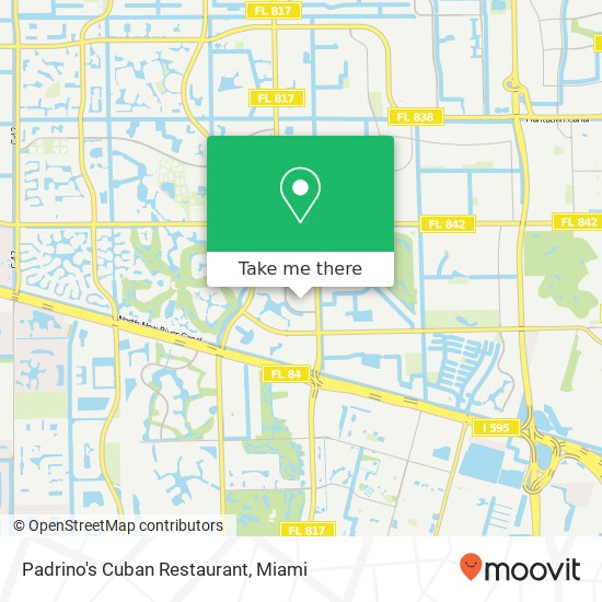 Mapa de Padrino's Cuban Restaurant