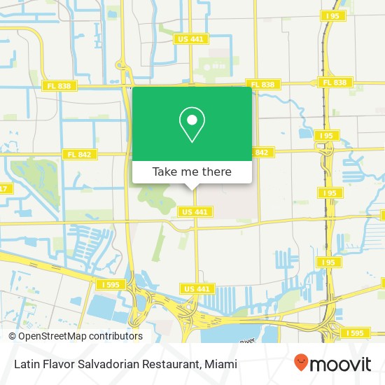 Latin Flavor Salvadorian Restaurant map