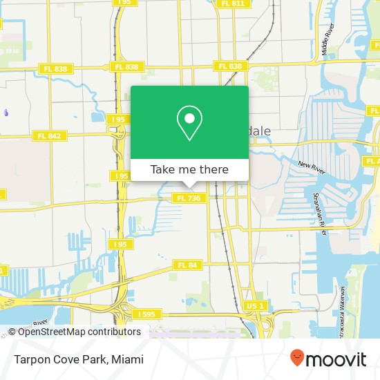 Tarpon Cove Park map