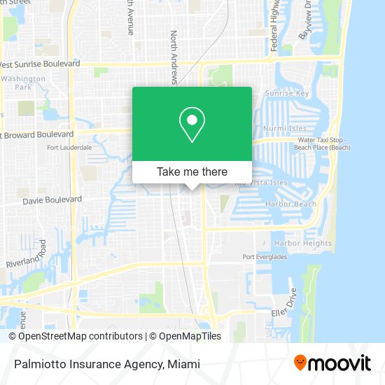 Palmiotto Insurance Agency map