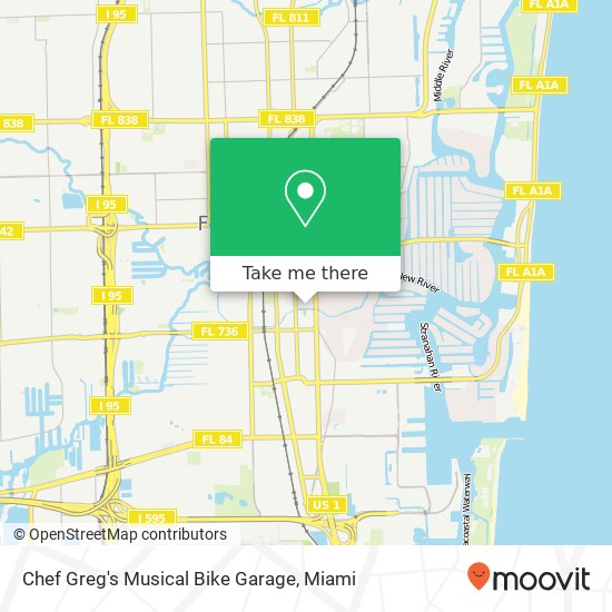 Mapa de Chef Greg's Musical Bike Garage