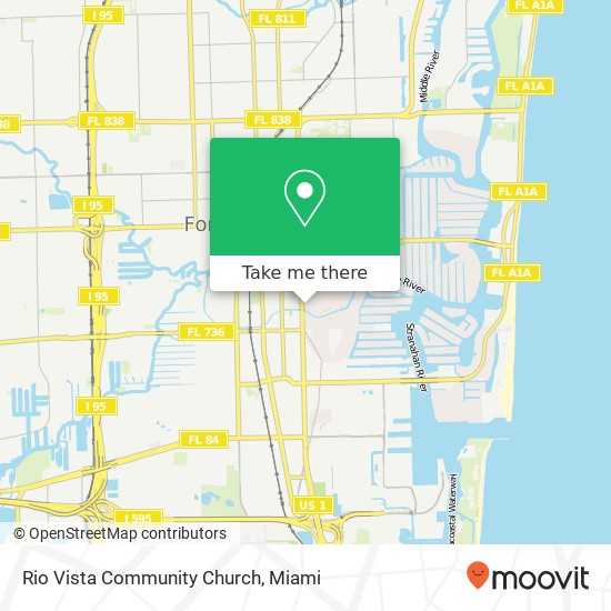 Rio Vista Community Church map