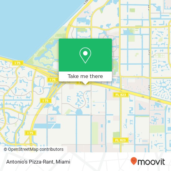 Antonio's Pizza-Rant map