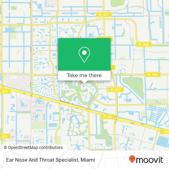 Ear Nose And Throat Specialist map