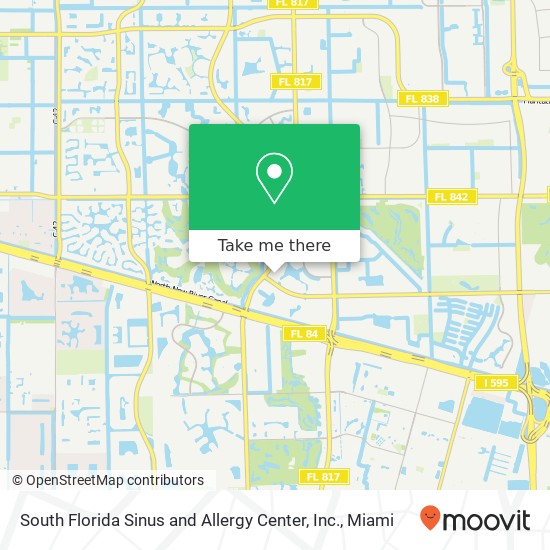 Mapa de South Florida Sinus and Allergy Center, Inc.