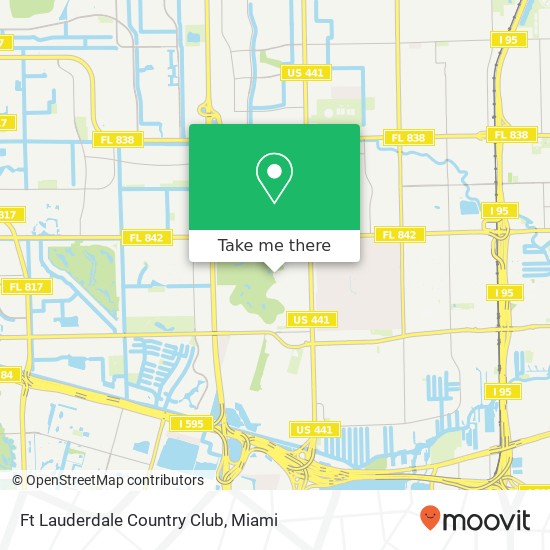 Ft Lauderdale Country Club map