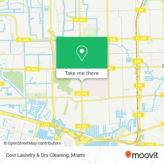 Mapa de Coin Laundry & Dry Cleaning