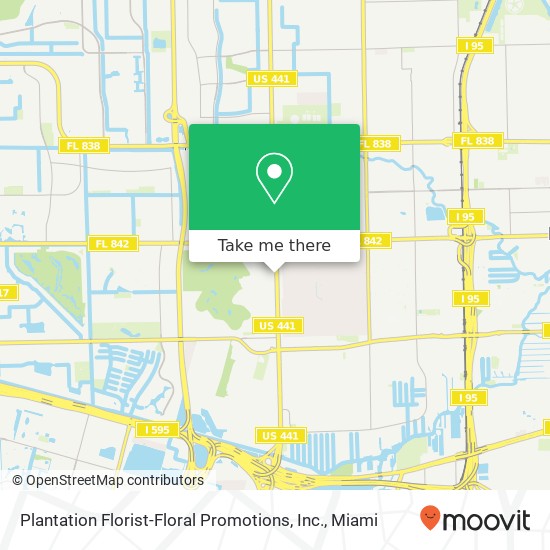 Plantation Florist-Floral Promotions, Inc. map