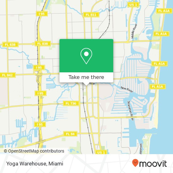 Yoga Warehouse map
