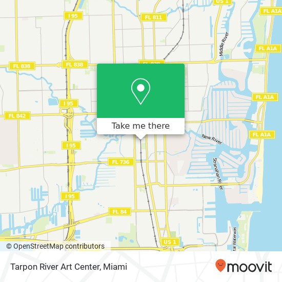 Tarpon River Art Center map