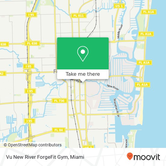 Vu New River ForgeFit Gym map